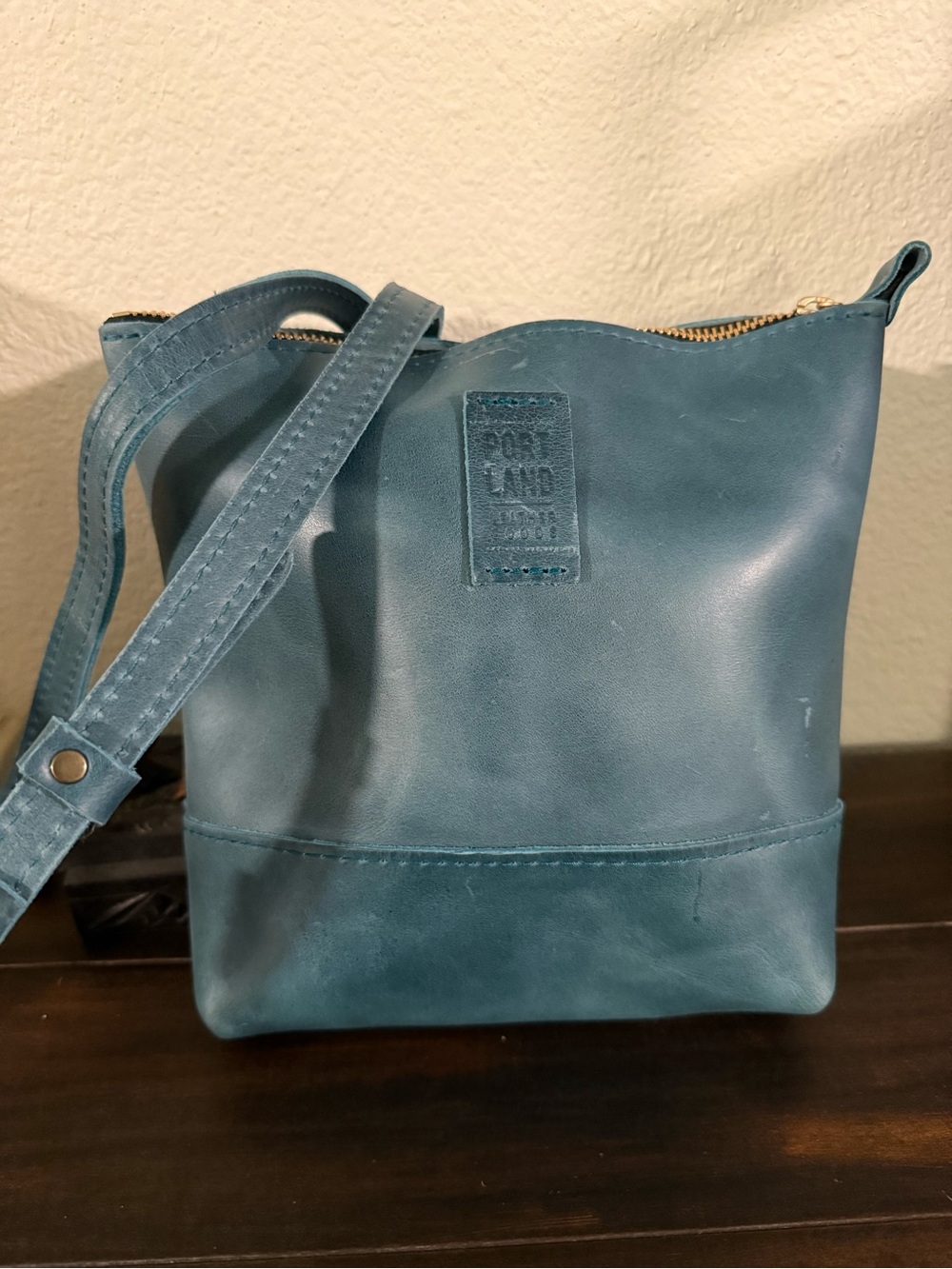 Portland Leather Festival Crossbody Bag